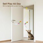 Potaroma Interactive Feather Cat Toy Set - 5 Pcs