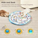 Interactive Cat Toy Fast Rolling Ball Play Mat