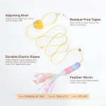 Potaroma Interactive Feather Cat Toy Set - 5 Pcs