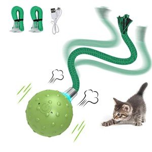 Interactive Motion-Activated Cat Ball Toy