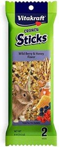 Vitakraft Carrot & Honey Crunch Sticks for Rabbits