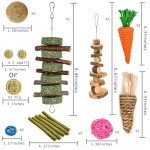 20 Bunny Chew Toys for Rabbits and Small Pets