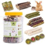 Natural Chew Toys for Small Pets - 50-60 PCS