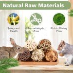 VESPRO Natural Chew Grass Balls for Small Pets