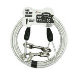 30ft Reflective Tie-Out Cable for Large Dogs