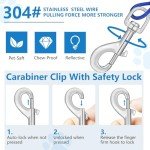 Heavy-Duty 25ft Dog Tie Out Cable for Large Dogs