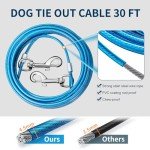 30 FT Heavy Duty Dog Tie Out Cable