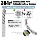 Jenico Heavy-Duty Dog Tie Out Runner Cable