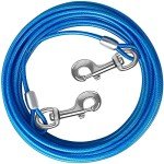HaiYUAN Heavy-Duty Dog Tie Out Cable - 10 to 30 FT