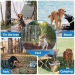 Heavy-Duty 25ft Dog Tie Out Cable for Large Dogs