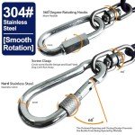 Heavy-Duty 50ft Tie-Out Cable for Large Dogs
