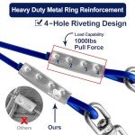 Heavy-Duty 50ft Tie-Out Cable for Large Dogs