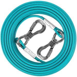 Heavy-Duty 10FT Dog Tie Out Cable