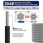 Heavy-Duty 100ft Dog Tie-Out Cable 300lbs