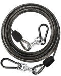 Heavy-Duty 20FT Dog Tie-Out Cable for Large Pets