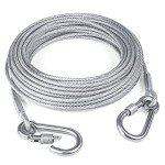 50FT Reflective Tie Out Cable for Dogs