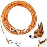 Heavy Duty 20ft Dog Tie Out Cable for Large Dogs