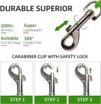 Dudiun 10ft Rust Proof Dog Tie Out Cable