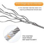50FT Reflective Tie Out Cable for Dogs