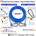 TOPKNOT 30FT Heavy Duty Dog Tie Out Cable