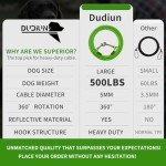 Dudiun 10ft Rust Proof Dog Tie Out Cable