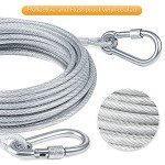50FT Reflective Tie Out Cable for Dogs