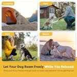 Heavy-Duty 20FT Dog Tie-Out Cable for Large Pets