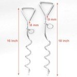 Heavy Duty Dog Tie Out Stake for Camping