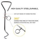 CLKHOWL 16FT Dog Tie Out Cable & Stake