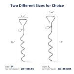 WePet Dog Tie-Out Stake - Durable Outdoor Anchor