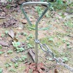 Heavy Duty 16" Dog Tie-Out Stake for Outside