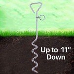 Heavy Duty 16" Dog Tie-Out Stake for Outside