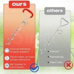 Heavy-Duty Dog Tie Out Cable and Stake