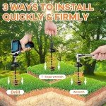 HEPFLANZE Heavy Duty Dog Tie Out Stake