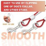 Heavy-Duty Dog Tie Out Cable and Stake