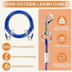 HEPFLANZE Heavy Duty Dog Tie Out Stake