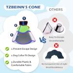 Comfortable Anti-Escape Recovery Collar for Large Dogs