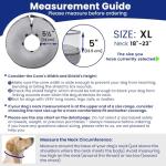 Inflatable Dog Cone for Large Breeds After Surgery