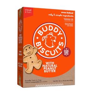 Buddy Cloud Star Peanut Butter Dog Biscuits 16oz