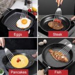 Silicone Edge Fish Spatula Turner Set of 2