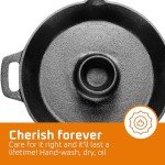 Bruntmor Pre-Seasoned Cast Iron Roasting Pan