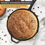 12-Inch Pre-Seasoned Cast Iron Frying Pan