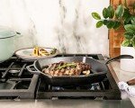 10.5-Inch Pre-Seasoned Cast Iron Grill Pan