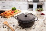 Midnight Chrome 6 Quart Cast Iron Dutch Oven