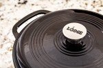 Midnight Chrome 6 Quart Cast Iron Dutch Oven