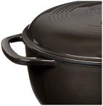 Midnight Chrome 6 Quart Cast Iron Dutch Oven