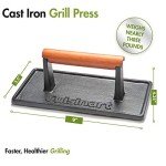 Cuisinart Cast Iron Grill Press with Wood Handle