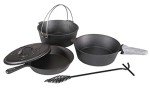 Stansport 6-Piece Pre-Seasoned Cast Iron Set