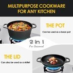 Pre-Seasoned Cast Iron Dutch Oven & Skillet