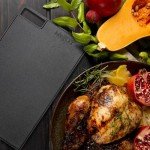Reversible Cast Iron Griddle with Cooking Accessories